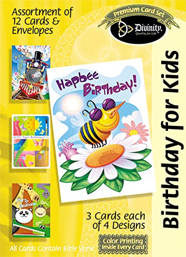 Divinidad Boutique tarjeta de felicitación juego de: para cumpleaños para niños (18035 N)