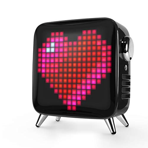 Divoom Tivoo MAX Pixel LED Art - Altavoz Bluetooth con Potencia de Salida de 40 W, batería integrada y aplicación Inteligente - Color Midnight Black