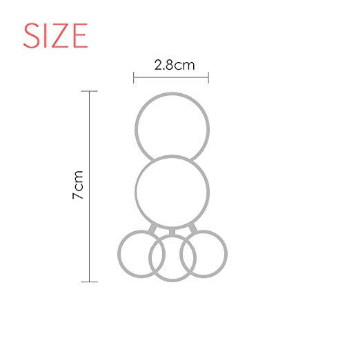 DIYthinker Fuente Barra Regalo Clip De Llavero De Coche Cadena Y Anillo De Metal De Acero Inoxidable Llavero 2018 Feliz Año Nuevo