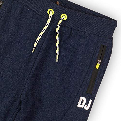 DJ DUTCHJEANS Jogging Trousers Pantalón Deporte, Blue Melee, 10 años para Niños