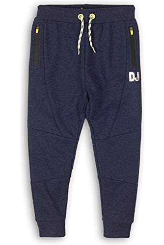 DJ DUTCHJEANS Jogging Trousers Pantalón Deporte, Blue Melee, 10 años para Niños
