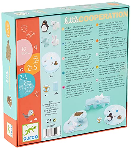 DJECO- Juegos de acción y reflejosJuegos educativosDJECOJuego Little Cooperation, Multicolor (15)