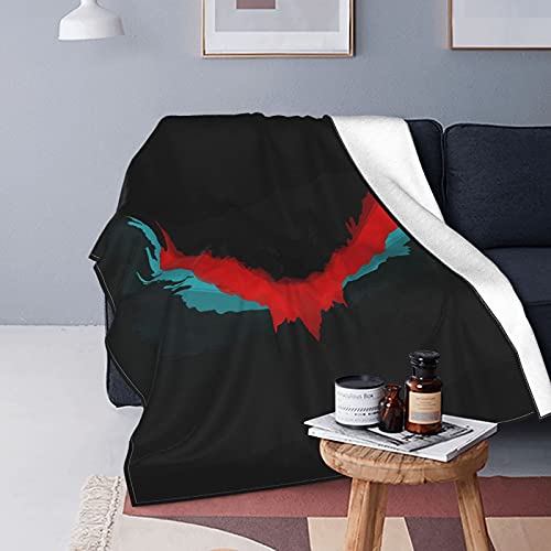 DMC Legendary Dark Knight Bloody Palace Manta de franela antipilling Devil May Crymerchandise Juego Mantas para sofá, cama, sala de estar, sofá y casa de felpa Idea de regalo