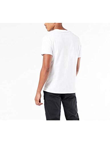 Dockers tee Camiseta, Blanco (Logo Paper White 0082), Medium para Hombre