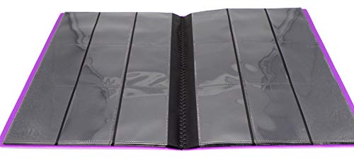 docsmagic.de Pro-Player 9-Pocket Album Purple - 360 Card Binder - MTG - PKM - YGO - Álbum para Tarjetas púrpura