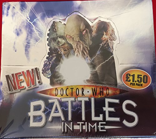 Doctor Who Battles in Time Ultimate Monsters Trading Cards SEALED box of 32 packs as issued rrp £48