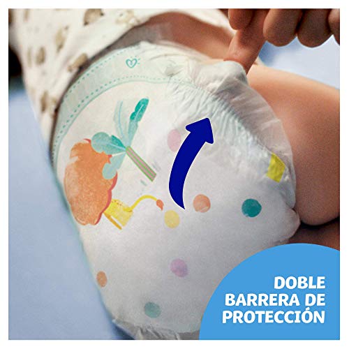 Dodot Pañales Bebé-Seco Talla 4 (9-14 kg), 256 Pañales con Protección Antifugas, Pack Mensual