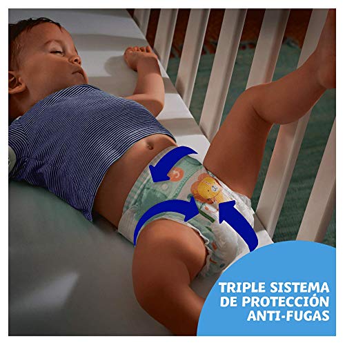 Dodot Pañales Bebé-Seco Talla 4 (9-14 kg), 256 Pañales con Protección Antifugas, Pack Mensual