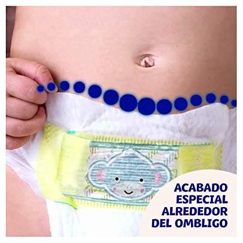 Dodot Pañales Bebé Sensitive Talla 2 (4-8 kg), 240 Pañales, Óptima Protección de la Piel de Dodot, Pack Mensual