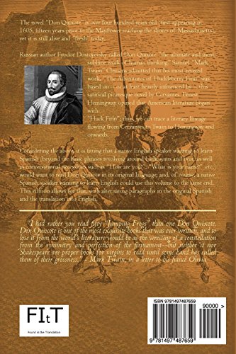 Don Quixote Part 1 of 3: In Spanish and English: Volume 1 (Don Quixote in Spanish and English)