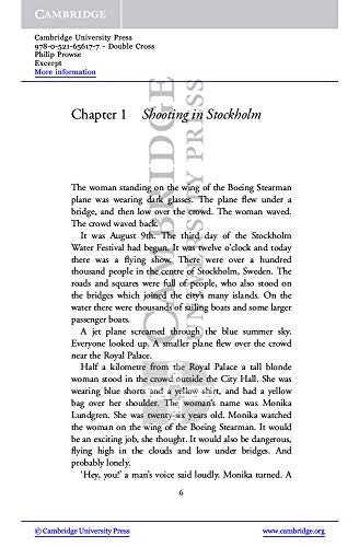 Double Cross. Level 3 Lower Intermediate. A2+. Cambridge English Readers.