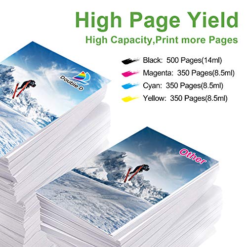 DOUBLE D 774 664 - Botella de tinta compatible con Epson 774 664 T7741 T6642 T6643 T6644 Ecotank para Epson EcoTank L355 L555 ET-2500 ET-2550 ET-2600 ET-360 0 ET-4 500, ET-4550, ET-14000, ET-16500.