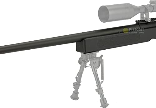 Double Eagle Airsoft M62 Sniper a muella (Spring) Negra Calibre 6mm. Potencia 0,5 Julio