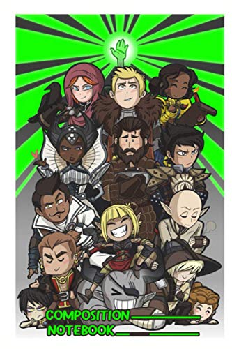 Dragon Age Inquisition Notebook: (110 Pages, Lined, 6 x 9)