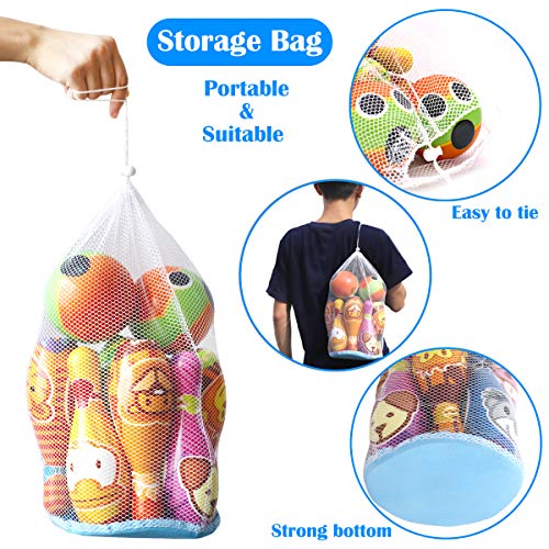 Dreamon Juego de Bolos con 10 Alfileres 2 Bolas y Bolsa de Almacenamiento Juguetes Bebe Infantiles 3 años