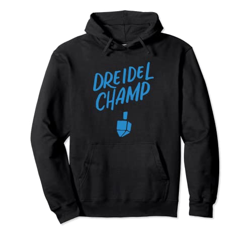 Dreidel Campeón, Dreidel Campeón Divertido Hanukkah Chanukah Niños Sudadera con Capucha