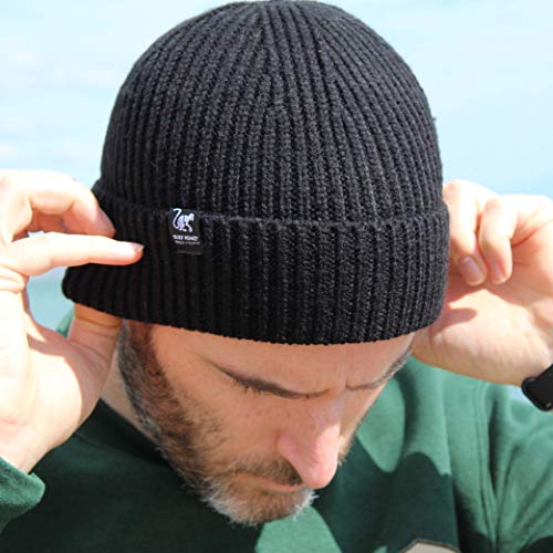 DRESSED IN MUSIC PLAY WITH ME Beanie Gorro de Punto para Hombre/Mujer - Talla única - Gorro Negro