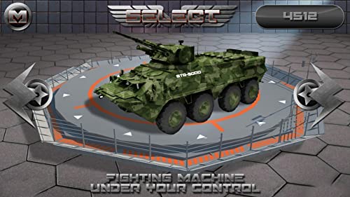 Drive Battle Tank in City Simulator
