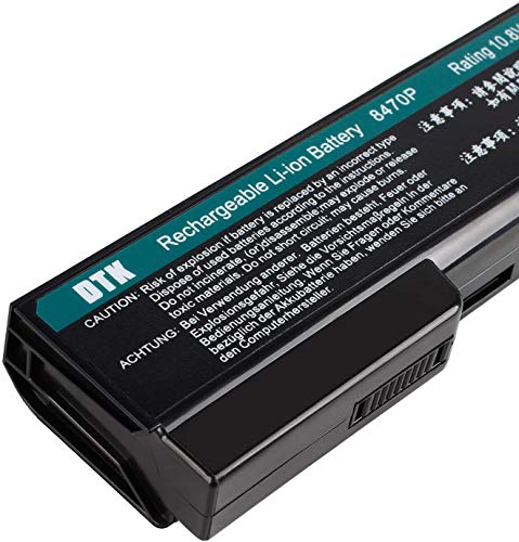 DTK Batería para HP EliteBook 8460P 8470P 8560P 8570P 8470W ProBook 6560b 6570b 6460b, P/N: CC06 CC06XL CC09 628670-001 628668-001 628666-001 HSTNN-F08C Baterías portátiles y netbooks 10.8V 5200mAh