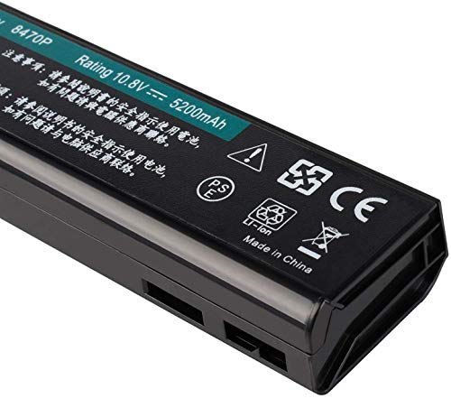 DTK Batería para HP EliteBook 8460P 8470P 8560P 8570P 8470W ProBook 6560b 6570b 6460b, P/N: CC06 CC06XL CC09 628670-001 628668-001 628666-001 HSTNN-F08C Baterías portátiles y netbooks 10.8V 5200mAh