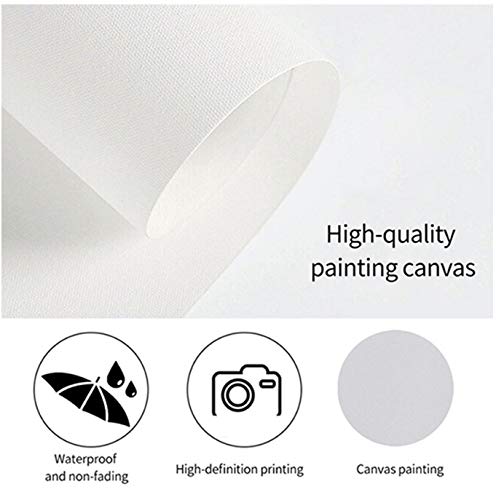 DUDUANLIAN Canvas Poster Movie Poster Back To The Future Posters Wall Stickers Retro Poster Prints High Definition For Living Room Home Decals 50 * 70Cm (No Frame) Waterproof and Durable