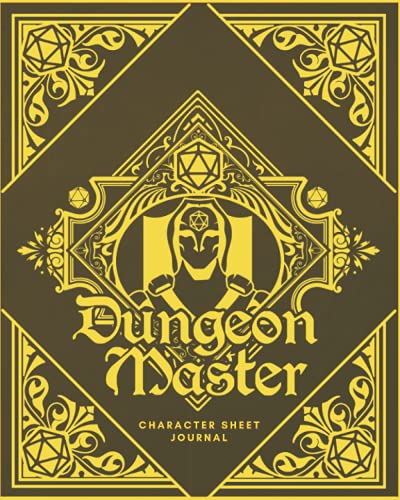 Dungeon Master Character Sheet Journal: DnD Notebook With 50 Character Pages and 100 Mixed Pages (Lined, Graph, Hex & Blank)For Role Playing Fantasy ... Sheets Journals - Class Design Covers)