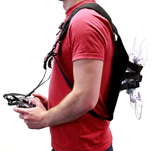 DURAGADGET Mochila/Arnés Ajustable para tranporte de Dron dji Phantom/Inspire 1 / Phantom 2 Vision/Phantom 1/3 / 3 Standard/Inspire 1 Pro/Raw / 3 4K / 3 Advanced / 3 Professional