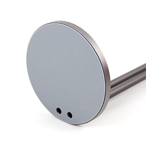 DURAGADGET Soporte de Acero para Auriculares Pyle PGPHONE80, PHBT3E, Sound 6 PHBT6 / Razer Kraken 7.1 V2, Thresher Ultimate/Sades SA 903 / Sennheiser RS 127, PC 8. Color Plateado