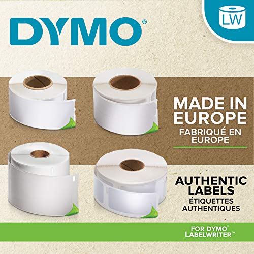 DYMO LW etiquetas auténticas multiusos | 57 mm נ32 mm | rollo de 1000 etiquetas con reverso fácil de retirar | autoadhesivas | para etiquetadoras LabelWriter