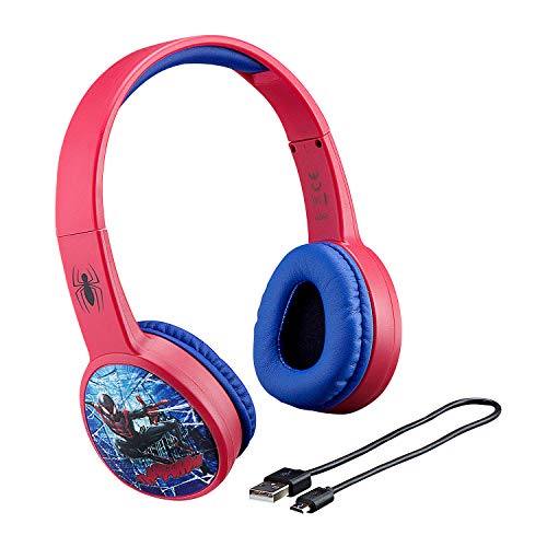 e-Kidz Spiderman - Auriculares inalámbricos Bluetooth