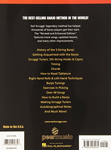 Earl scruggs and the five string banjo: Revised and Enhanced Edition