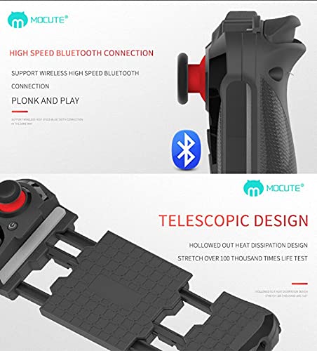 EastWing 054/056/508/050 Bluetooth Game Pad Android VR manejar control remoto PUGB L1 R1 Joystick móvil para teléfono celular PC 058