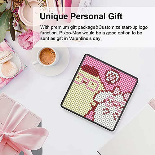 EastWing Pixoo Max - Marco de fotos digital con pantalla LED programable de 32 x 32 píxeles, regalo de año nuevo para niños, decoración de luz del hogar PixooMax