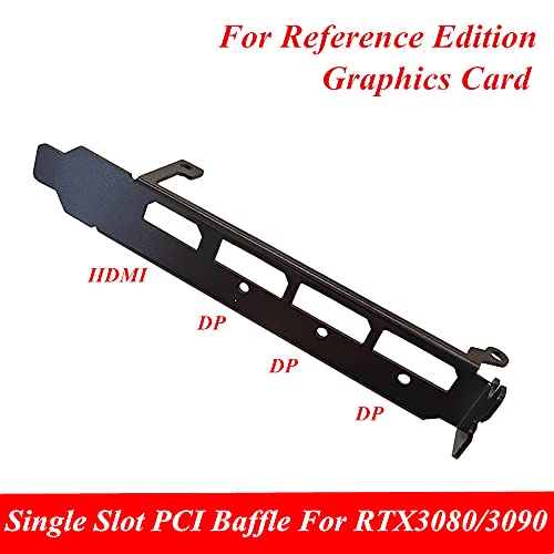 Ecarke Soporte Deflector PCI de Ranura única Tarjeta gráfica RTX 3090 3080 Founders Edition.