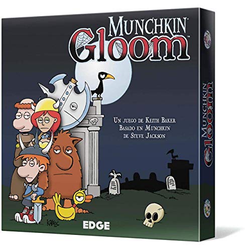 Edge Entertainment- Munchkin Gloom - Español, Color (EEAGGL07)