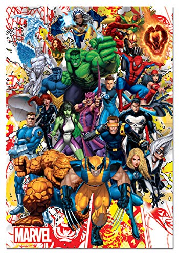Educa - Héroes Marvel Puzzle, 500 Piezas, Multicolor (15560)