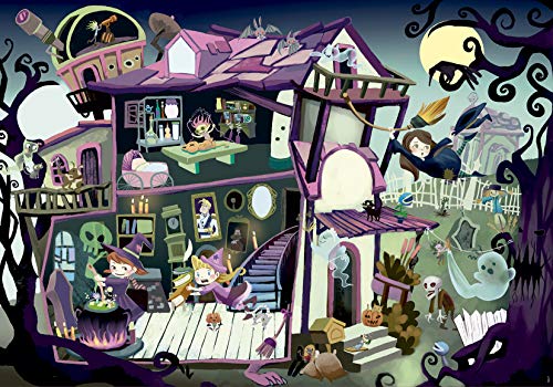 Educa - Mysterious Puzzle: Casa Encantada, 100 Piezas, Multicolor (18611)