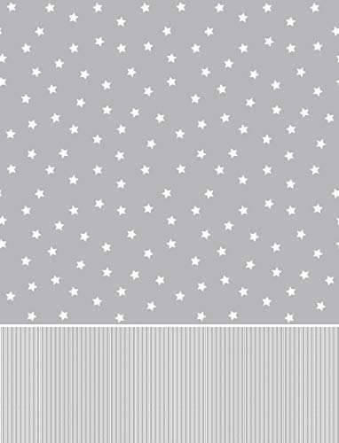 El Barco - Estrella - Juego Sábanas - Gris - Cama 150 cms Estrellas Gris 150