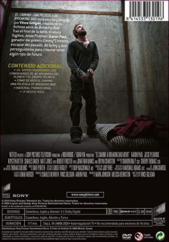 El Camino: Una Pelicula de Breaking Bad (DVD)