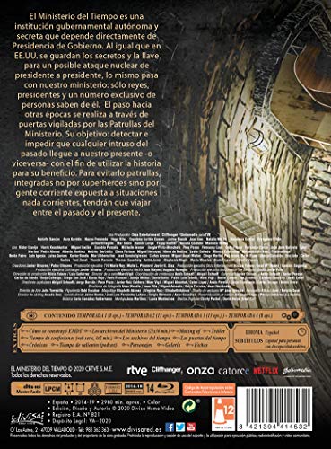 El ministerio del tiempo (Pack T1 a T4) [Blu-ray]