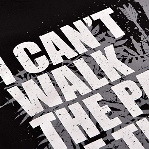 Elbenwald Path of The Right Camiseta de Hombre Ellie's Song para los Fans de The Last of Us algodón Negro - S