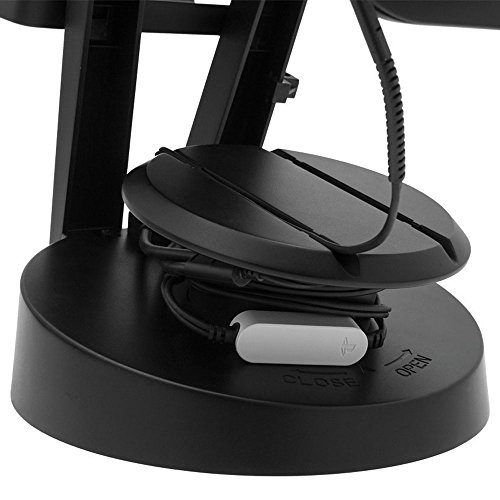 ElecGear Soporte VR Headset para VR Gafas de Realidad Virtual de Stand Auricular Station Soporte de Almacenaje y Cable OKrganisor para PlayStation PS VR / Oculus Rift / HTC VIVE / Samsung Gear VR