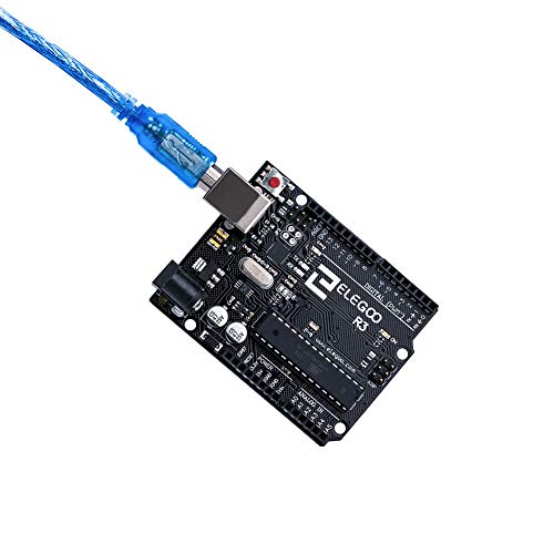 ELEGOO Mega de 2560 UNO R3 Tarjeta Placa con Cable USB y Microcontrolador Compatible con Arduino IDE Proyectos Cumple con RoHS