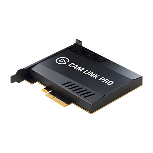 Elgato Cam Link Pro - capturadora de cámara PCIe, 4 entradas HDMI, 1080p60 Full HD, 4K30, Multiview, streaming, videoconferencias, OBS, Zoom, etc.