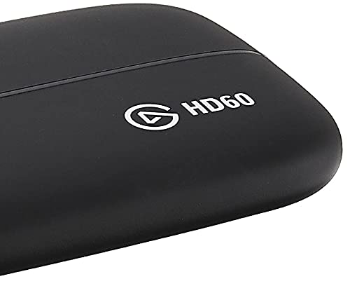 elgato Game Capture HD60 - Capturadora de juegos (Xbox 360, PlayStation o Nintendo) con una imagen a 1080p y 60 fps, Negro