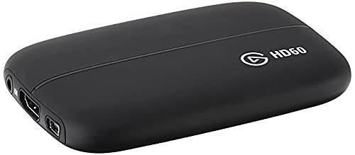 elgato Game Capture HD60 - Capturadora de juegos (Xbox 360, PlayStation o Nintendo) con una imagen a 1080p y 60 fps, Negro