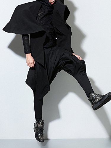 ELLAZHU Hombres elástico de la Cintura los Pantalones de harén GYM22