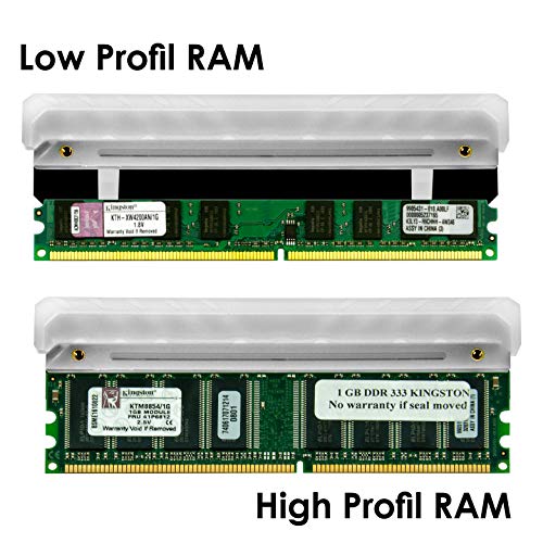 EMPIRE GAMING - Guardian M201 Disipador de Calor para Memoria RAM DDR DDR3 DDR4 - PC Gaming Radiador RGB Sync Direccionable -Refrigerador Aluminio para Memoria -Intel y AMD