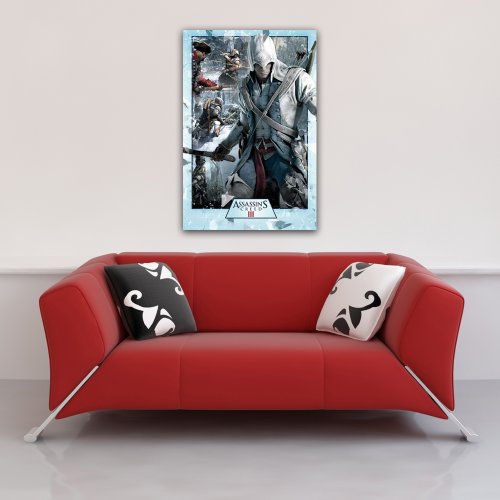 Empire Interactive - Póster de Assasins Creed III (2 Marcos, plástico, 62 cm)