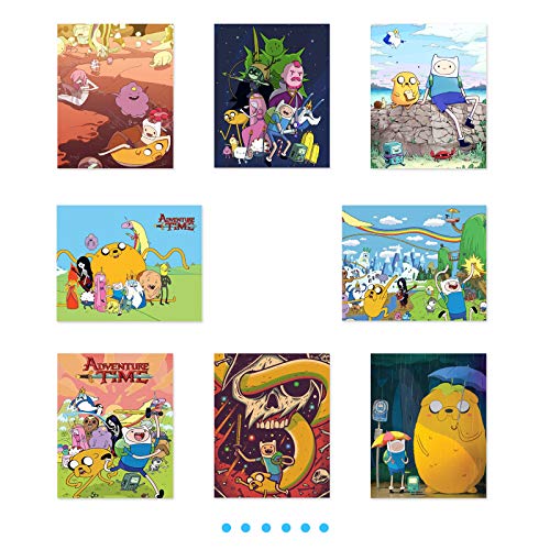 Empire - Póster de anime de Finn & Jake para decoración de habitación adolescente, juego de 8
